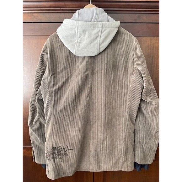 ~RARE! Med O'neill winter jacket snowboard ski layered corduroy LOTS of features - Picture 7 of 16